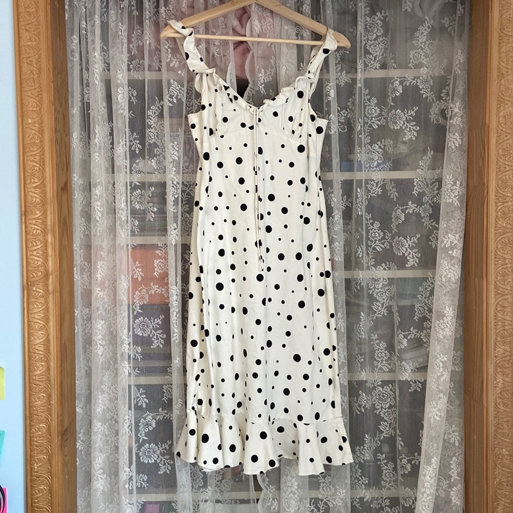 Vintage Polkadot Midi dress